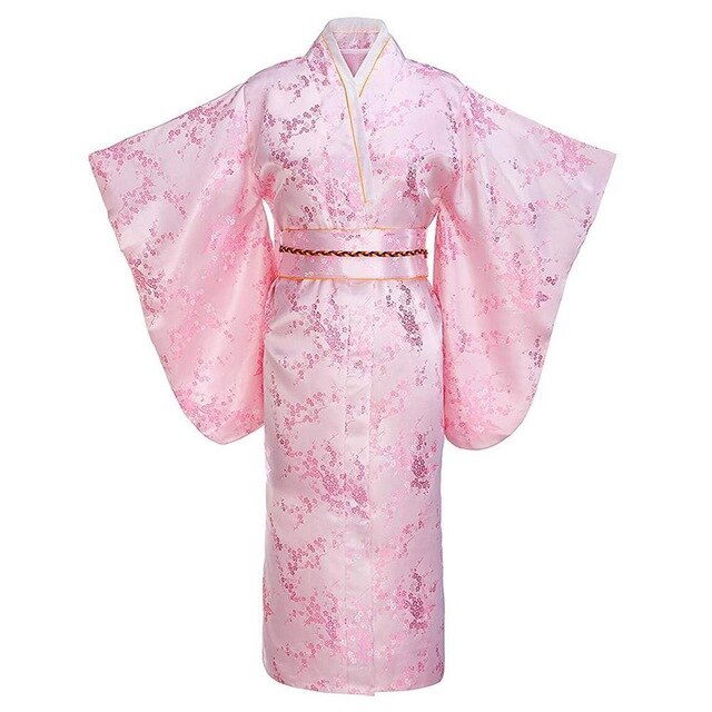 Kimono traditionnel japonais femme rose | Sakura no Koeda