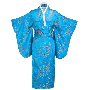 Kimono traditionnel japonais femme blanc | Sakura no Koeda
