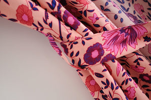 Kimono long femme bohème fleuri | Hana no