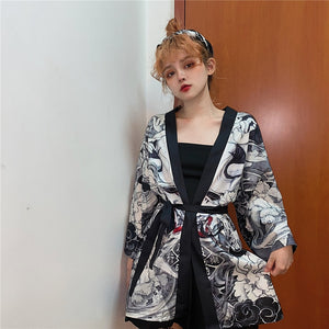 Kimono court japonais femme | Monsutā