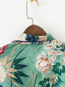 Kimono long japonais femme fleuri | Barokku hana