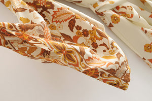 Kimono long femme fleuri blanc | Hana no Koeda