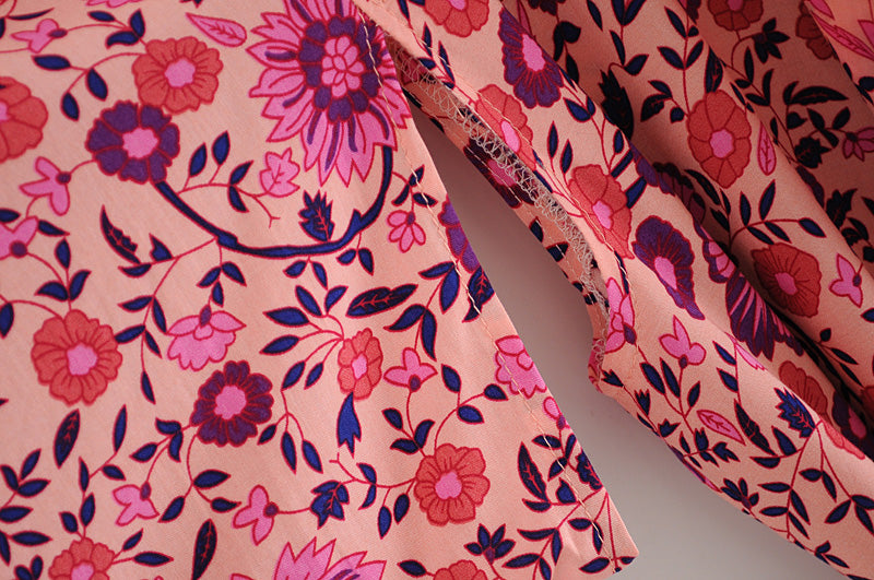 Kimono long femme bohème fleuri | Hana no