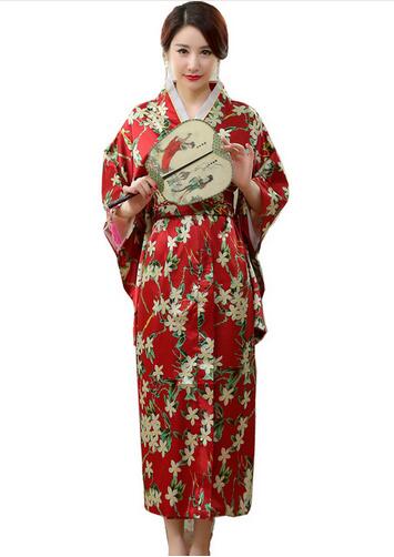 Kimono traditionnel japonais femme rouge | Ēderuwaisu